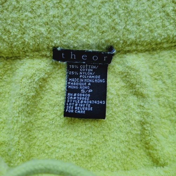 Theory, Towel Textured Bright Beach Mini Skirt - Picture 7 of 8